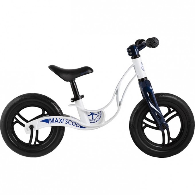 Беговел детский MAXISCOO "ROCKET" (2022), Стандарт Плюс, колеса ЭВА 12", белый жемчуг MSC-R1218