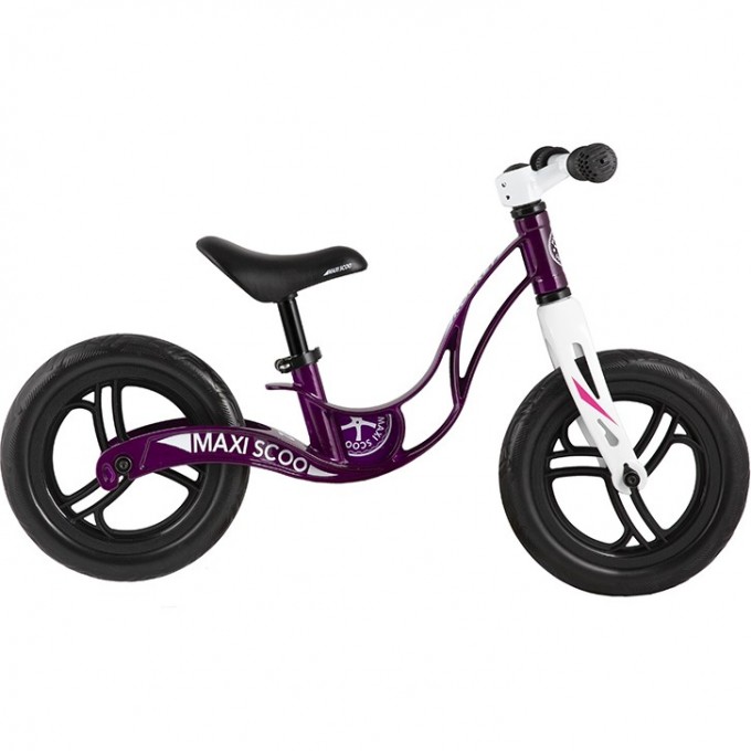 Беговел детский MAXISCOO "ROCKET" (2022), Стандарт Плюс, колеса ЭВА 12", фиолетовый MSC-R1214