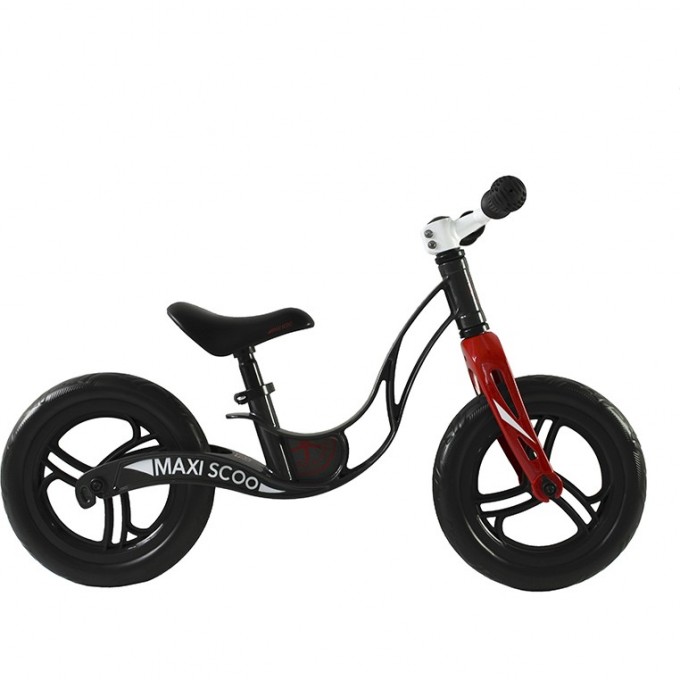 Беговел детский MAXISCOO "ROCKET" (2022), Стандарт Плюс, колеса ЭВА 12", графит MSC-R1216