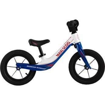 Детский Беговел MAXISCOO COMET Делюкс Плюс, Синий с Белым, с Коризной (2022)