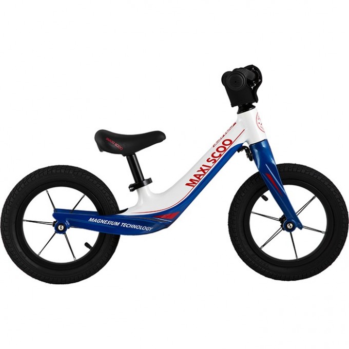 Детский Беговел MAXISCOO COMET Делюкс Плюс, Синий с Белым, с Коризной (2022) MSC-CM1208D-BS