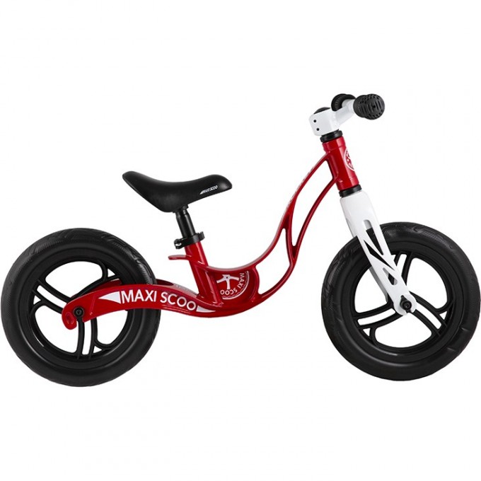 Детский Беговел MAXISCOO ROCKET Стандарт Плюс, Красный, с Корзиной (2022) MSC-R1220-BS