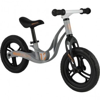 Детский Беговел MAXISCOO ROCKET Стандарт Плюс, Серый Матовый, с Корзиной (2021)