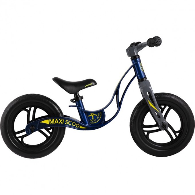 Детский Беговел MAXISCOO ROCKET Стандарт Плюс, Синий, с Корзиной (2022) MSC-R1217-BS
