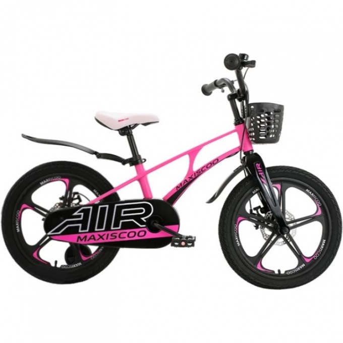 Детский Двухколесный Велосипед, Серия "Air", Делюкс, 18", Розовый Матовый (2023) MSC-A1826D