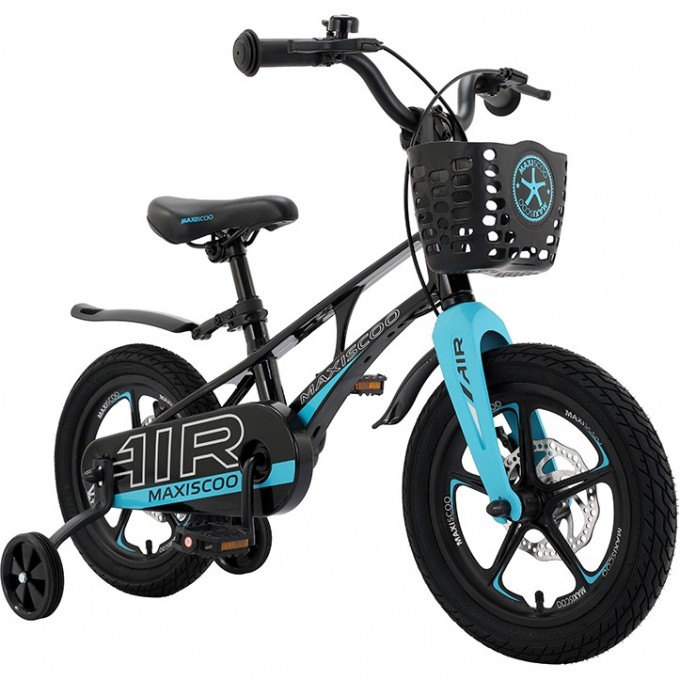 Детский Двухколесный Велосипед, Серия "Air", Делюкс Плюс, 14", Черный Аметист (2023) MSC-A1423D
