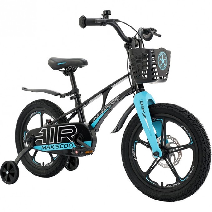 Детский Двухколесный Велосипед, Серия "Air", Делюкс Плюс, 16", Черный Аметист (2023) MSC-A1623D