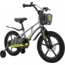 Детский Двухколесный Велосипед, Серия "Air", Делюкс Плюс, 16", Серый Матовый (2023) MSC-A1621D