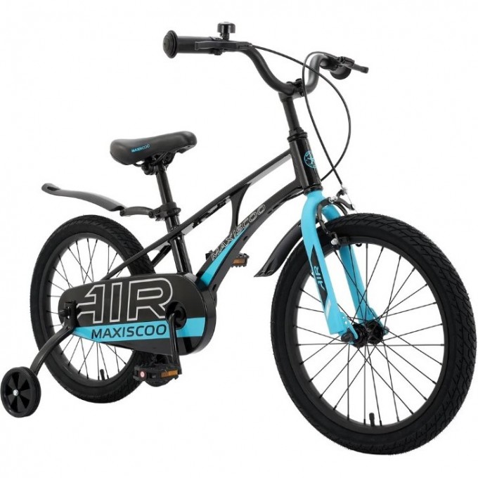 Детский Двухколесный Велосипед, Серия "Air", Стандарт, 18", Черный Аметист (2023) MSC-A1823