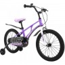 Детский Двухколесный Велосипед, Серия "Air", Стандарт, 18", Фиолетовый Матовый (2023) MSC-A1825