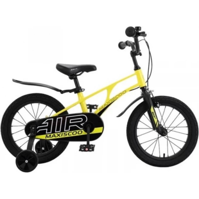 Детский Двухколесный Велосипед, Серия "Air", Стандарт, 18", Желтый (2023) MSC-A1822