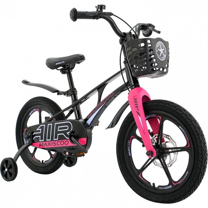 Детский Двухколесный Велосипед, Серия "Air", Стандарт, 18", Обсидиан (2023) MSC-A1824