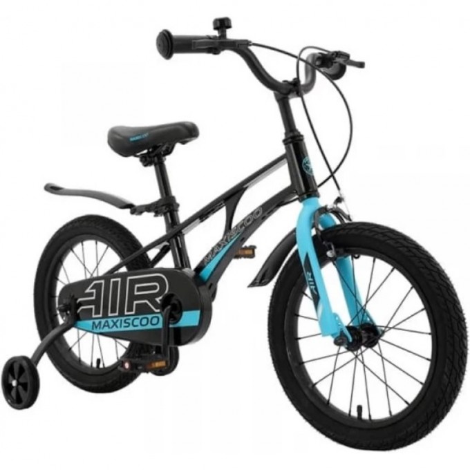 Детский Двухколесный Велосипед, Серия "Air", Стандарт Плюс, 16", Черный Аметист (2023) MSC-A1623