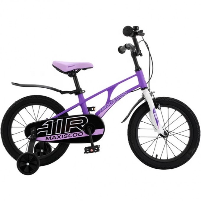 Детский Двухколесный Велосипед, Серия "Air", Стандарт Плюс, 16", Фиолетовый Матовый (2023) MSC-A1625