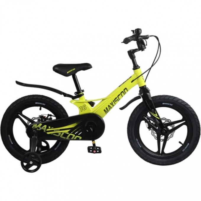 Детский Двухколесный Велосипед, Серия "Air", Стандарт Плюс, 16", Желтый (2023) MSC-A1622