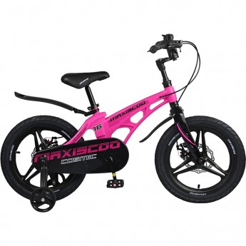 Детский Двухколесный Велосипед, Серия "Cosmic", Делюкс, 16", Розовый Матовый (2023)