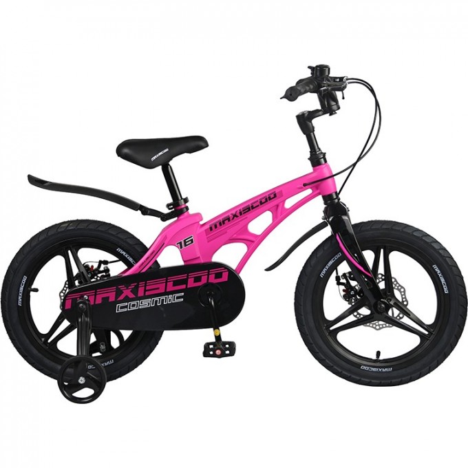 Детский Двухколесный Велосипед, Серия "Cosmic", Делюкс, 16", Розовый Матовый (2023) MSC-C1625D