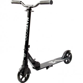 Детский Самокат MAXISCOO "POND PRO", Серый, с Корзиной (2023)