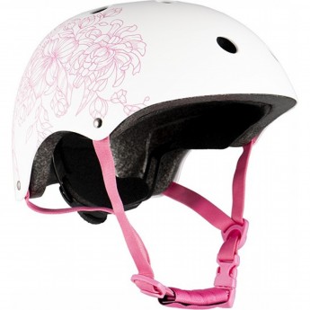 Детский Шлем MAXISCOO, Белый с Рисунком, Размер S (2023)