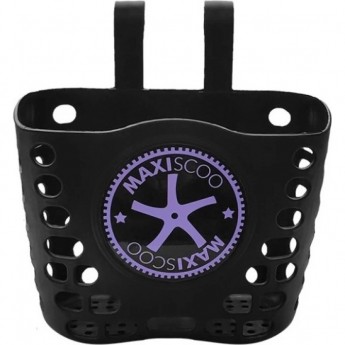 Корзина для велосипеда MAXISCOO, универсальная, черная