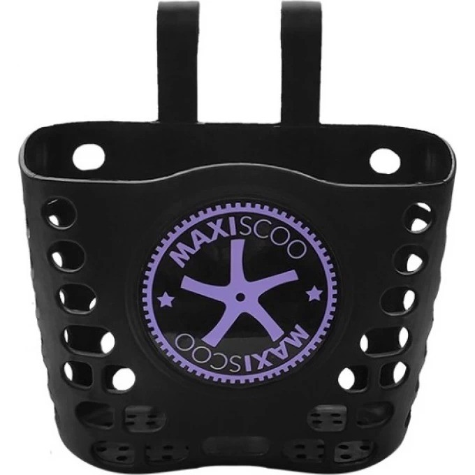 Корзина для велосипеда MAXISCOO, универсальная, черная MSC-B2301W