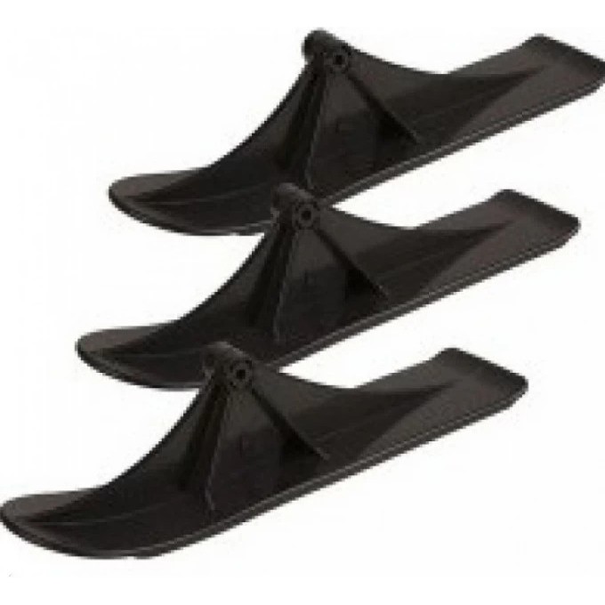 Набор лыж MAXISCOO для трехколесного самоката, пластик, черный, 3 шт. в наборе MSC-SKI-03