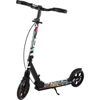Самокат 2-х колесный MAXISCOO "A1-205A" (2022), с ручным тормозом, граффити
