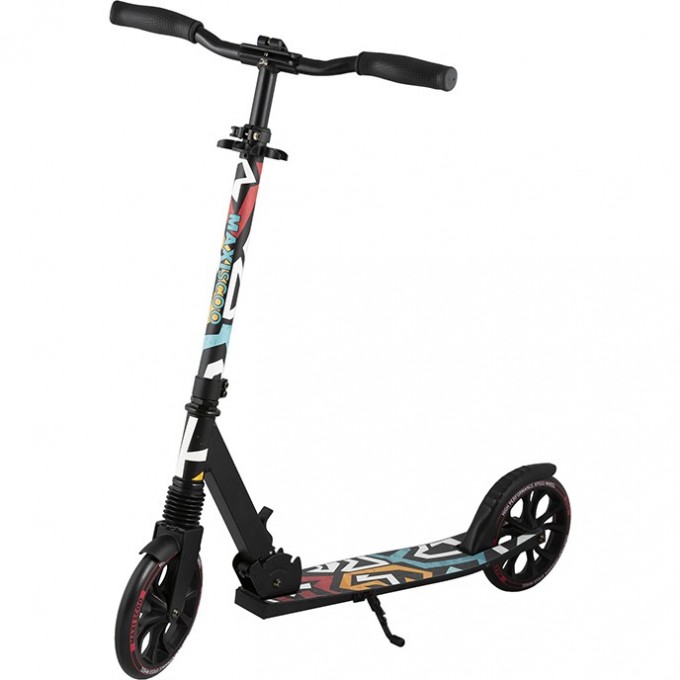 Самокат 2-х колесный MAXISCOO "A1-205" (2022), граффити MSC-A205-1GR