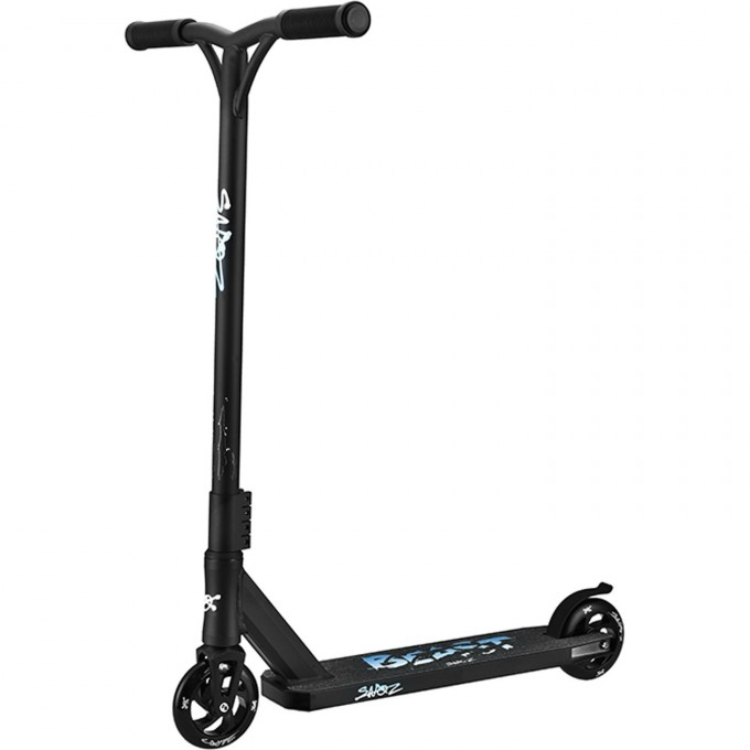 Самокат 2-х колесный MAXISCOO "BEAST" (2022), с лыжами, трюковой, синий SN-MC22-110B-SKI