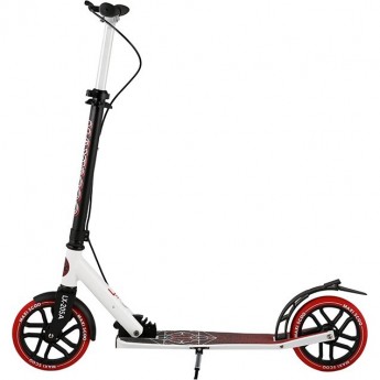 Самокат 2-х колесный MAXISCOO "LX-205A" (2021), складной, с ручным тормозом, красный