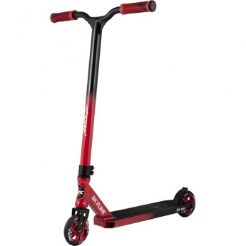 Самокат 2-х колесный MAXISCOO "SKYLINE-110" (2021), с лыжами, трюковой, красный