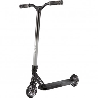 Самокат 2-х колесный MAXISCOO "SKYLINE-120" (2021), с лыжами, трюковой, черный Самокат 2-х колесный MAXISCOO "SKYLINE-120" (2021), с лыжами, трюковой, черный