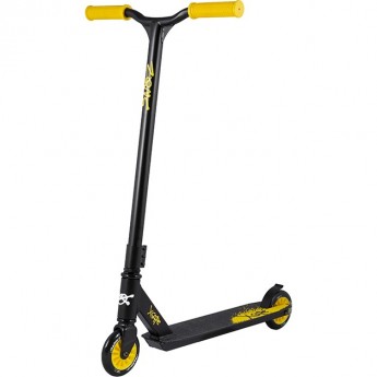 Самокат 2-х колесный MAXISCOO "XCAPE-110" (2021), с лыжами, трюковой, желтый