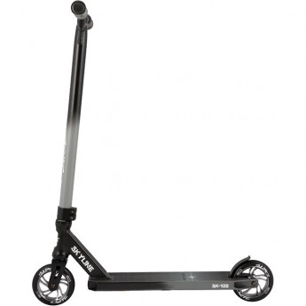 Самокат 2-х колесный трюковой MAXISCOO "SKYLINE-120" (2021), черный