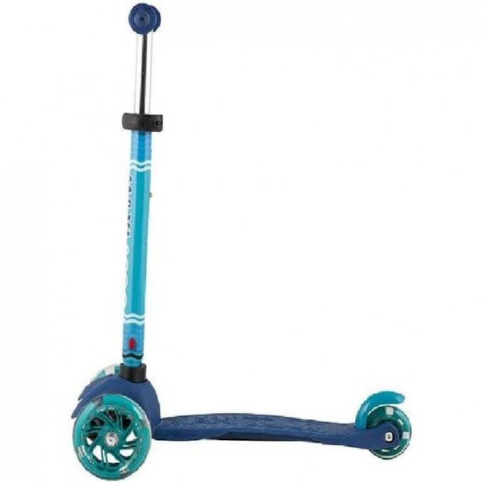 Самокат 3-х колесный MAXISCOO "BABY" (2021), со светящимися колесами, синий MSC-B082003