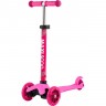 Самокат 3-х колесный MAXISCOO "BABY" (2022), со светящимися колесами, розовый MSC-B072101