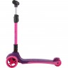 Самокат 3-х колесный MAXISCOO "JUNIOR PLUS" (2020), складной, со светящимися колесами, фуксия MSC-J081901P