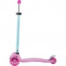 Самокат 3-х колесный MAXISCOO "JUNIOR" (2021), со светящимися колесами, точки MSC-J082007