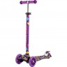 Самокат 3-х колесный MAXISCOO "JUNIOR" (2022), со светящимися колесами, бабочки MSC-J072101PR