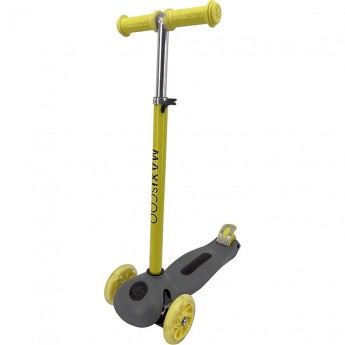 Самокат 3-х колесный MAXISCOO "NEXT +" (2023), со светящимися колесами, желтый Самокат 3-х колесный MAXISCOO "NEXT +" (2023), со светящимися колесами, желтый