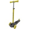 Самокат 3-х колесный MAXISCOO "NEXT +" (2023), со светящимися колесами, желтый MSC-JA-2301