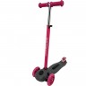 Самокат 3-х колесный MAXISCOO "NEXT +" (2023), со светящимися колесами, розовый MSC-JA-2302