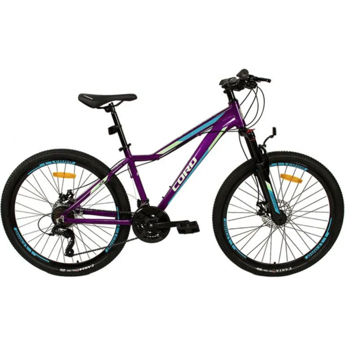 Велосипед 2-х колесный MAXISCOO "CORD HORIZON" (2023), 21 Скорость, 26", Ростовка 13'', Маджента CRD-STD2601-13