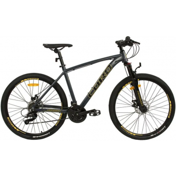 Велосипед 2-х колесный MAXISCOO "CORD HORIZON" (2023), 21 Скорость, 27.5", Ростовка 19'', Серый Матовый