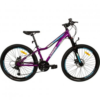 Велосипед 2-х колесный MAXISCOO "CORD HORIZON" (2023), 24 Скорости, 26", Ростовка 13'', Маджента