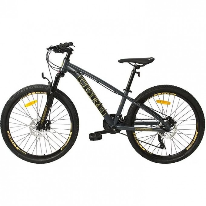 Велосипед 2-х колесный MAXISCOO "CORD HORIZON" (2023), 24 Скорости, 26", Ростовка 15'', серый матовый CRD-DLX2602-15