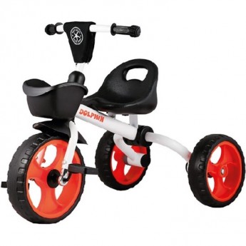 Велосипед 3-х колесный детский MAXISCOO "DOLPHIN" (2021), складной, белый